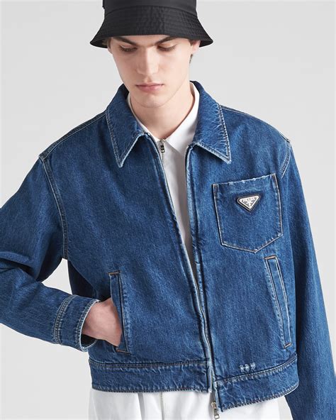 prada jacket denim|prada jean jacket.